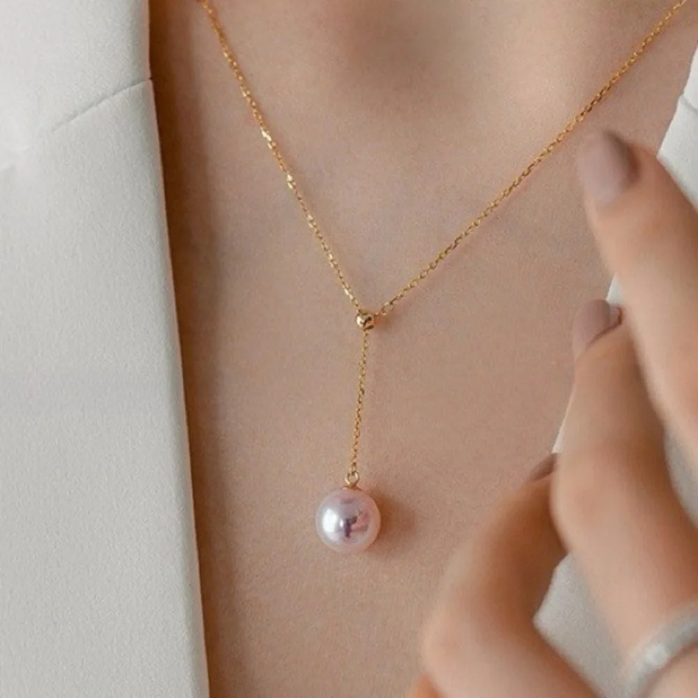 Pearl Drop Necklace (7210)
